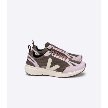 Pink/Khaki Women's Veja CONDOR 2 ALVEOMESH Shoes | AU 467FDN